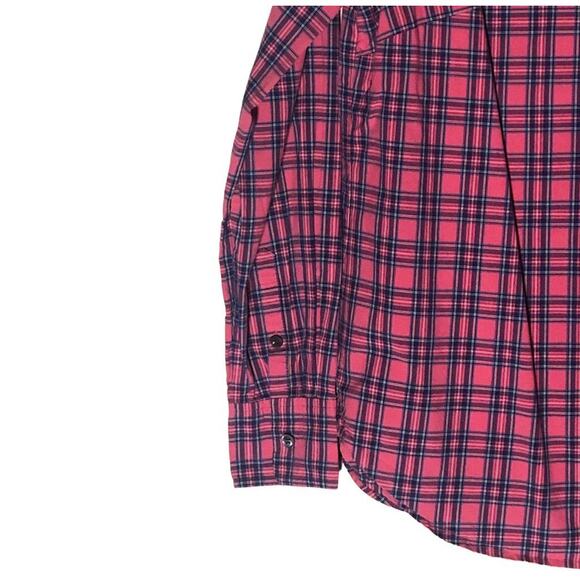 J.Crew Red Flannel Button Down Shirt - Size Small - Picture 5 of 7